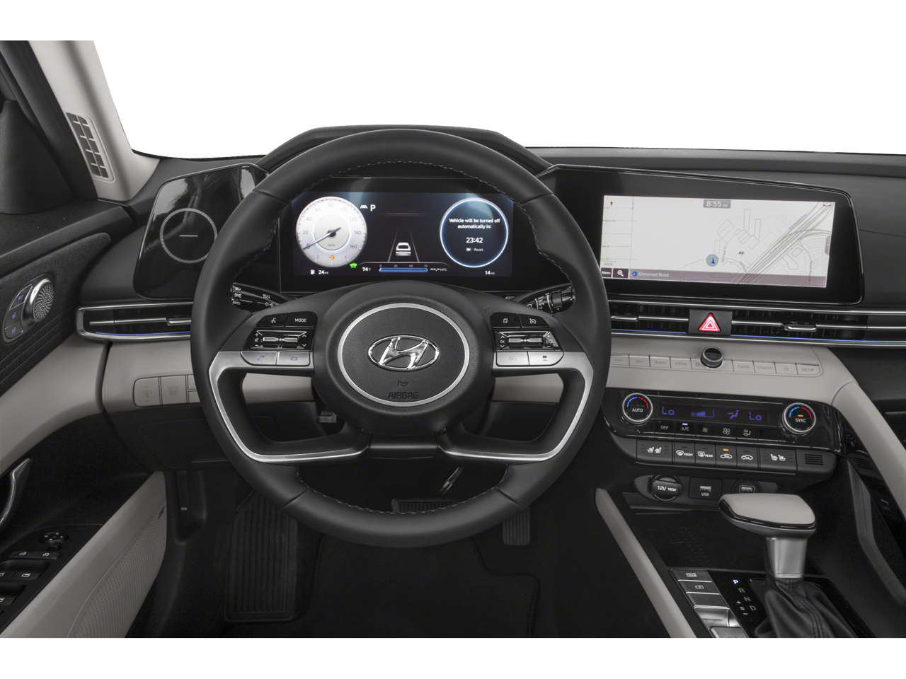 2021 Hyundai ELANTRA HYBRID Blue
