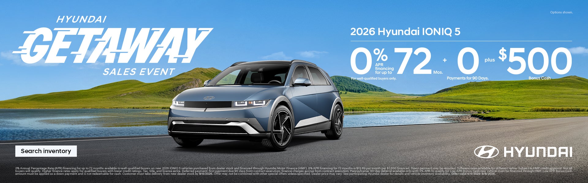 0% APR for 72 mos. + 0 Payments for 90 Days + $500 Bonus Cash
