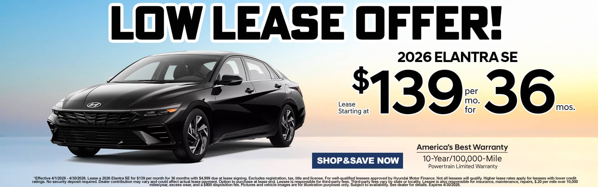 ELANTRA Lease