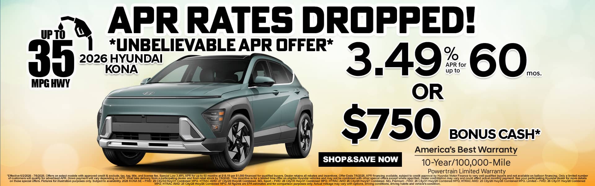 KONA APR