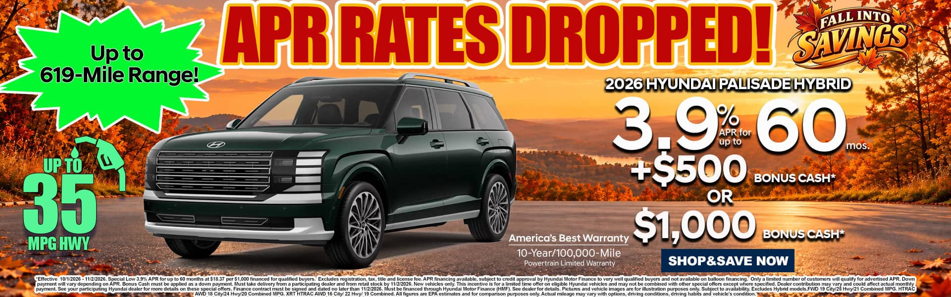 Palisade Hybrid APR