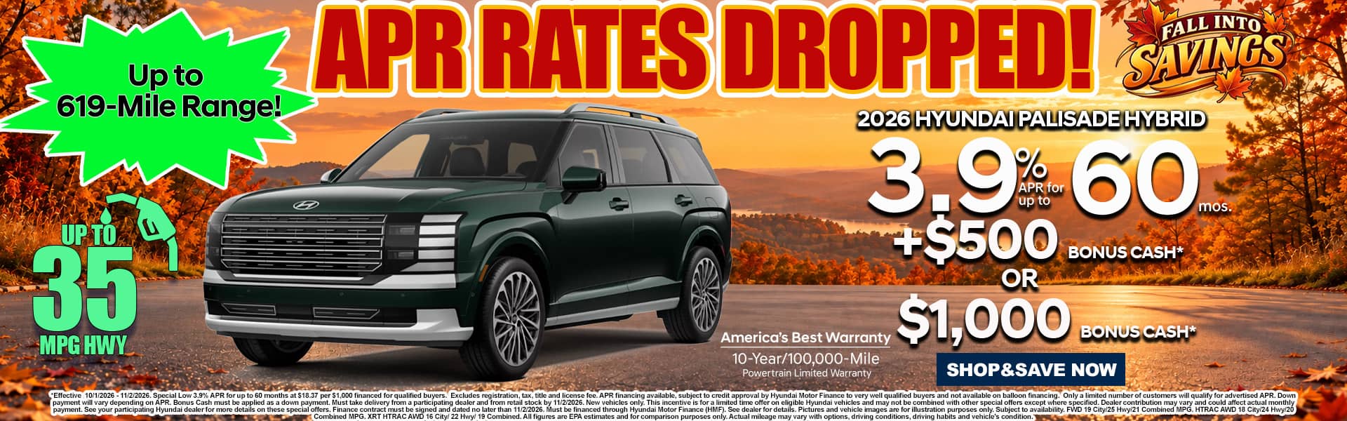 Palisade Hybrid APR