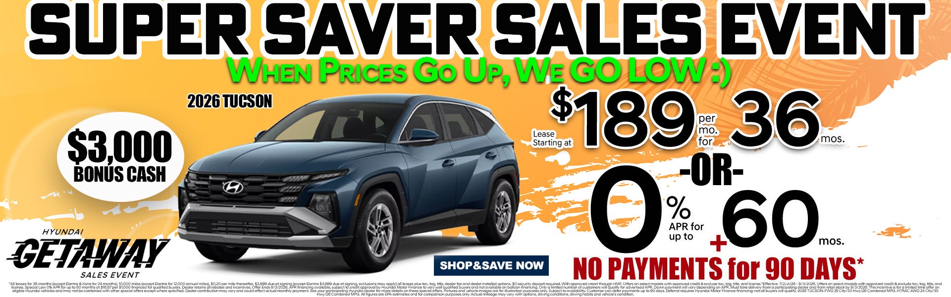 UNBELIEVABLE SAVINGS SALES EVENT